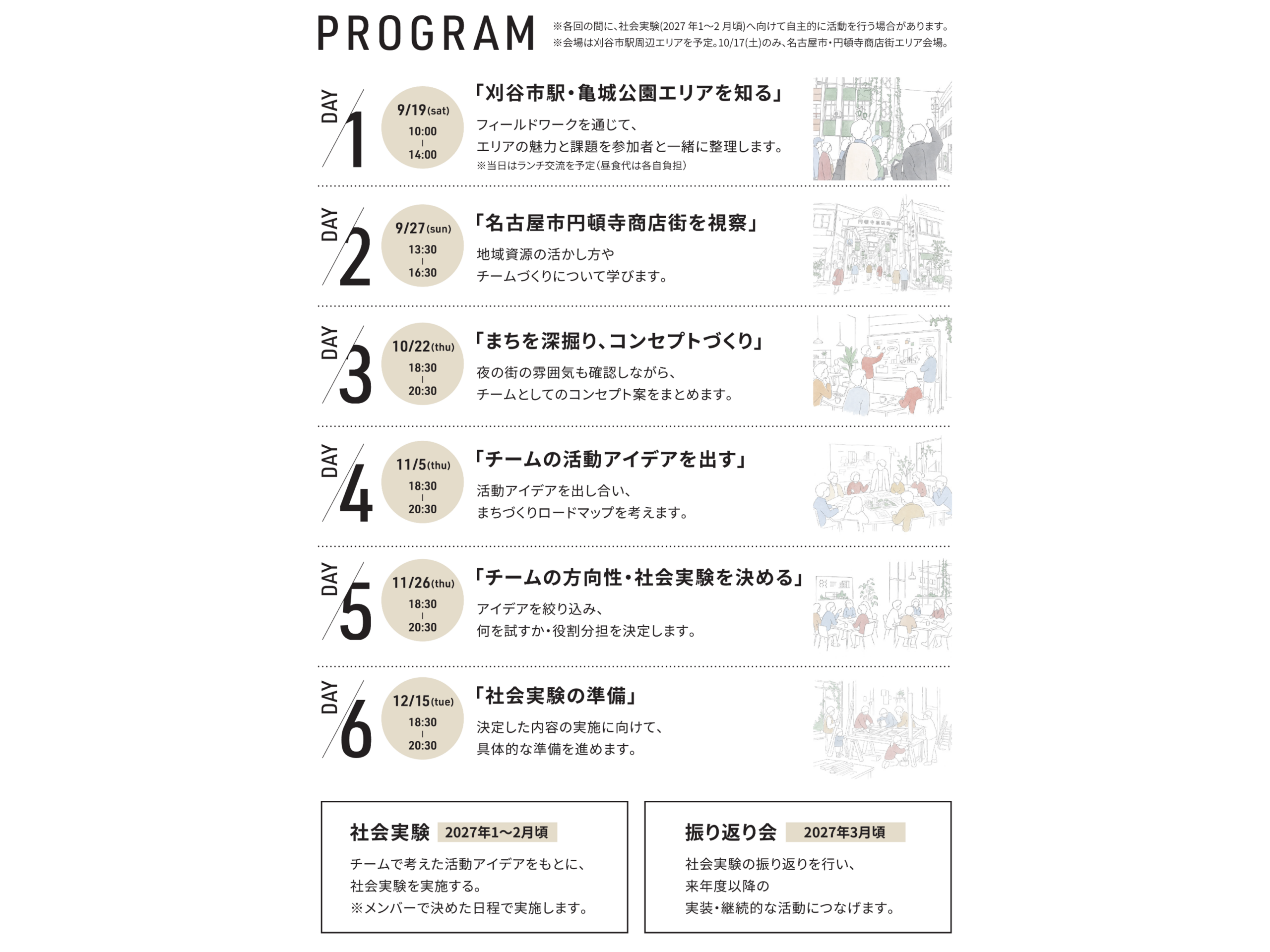 刈谷市駅～亀城公園周辺エリアのまちづくりメンバーを募集します-画像